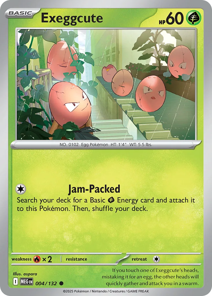 Exeggcute 004/132 ME01: Mega Evolution (Normal)