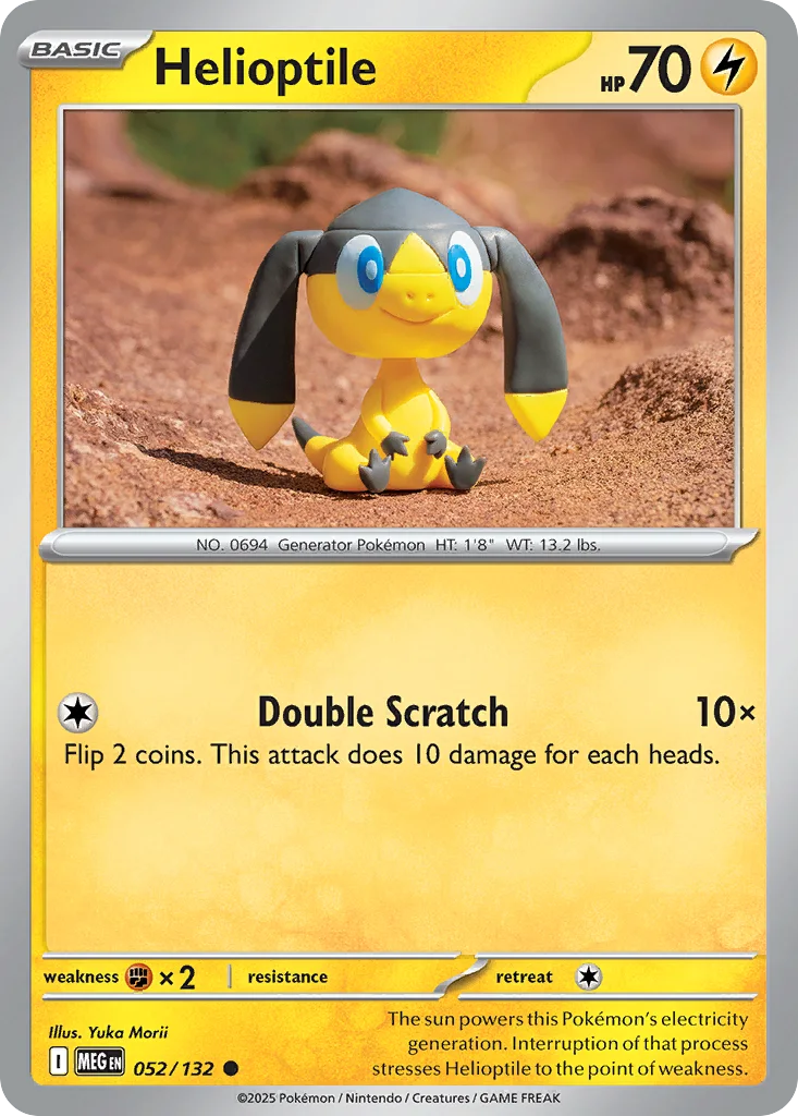 Helioptile 052/132 ME01: Mega Evolution (Normal)