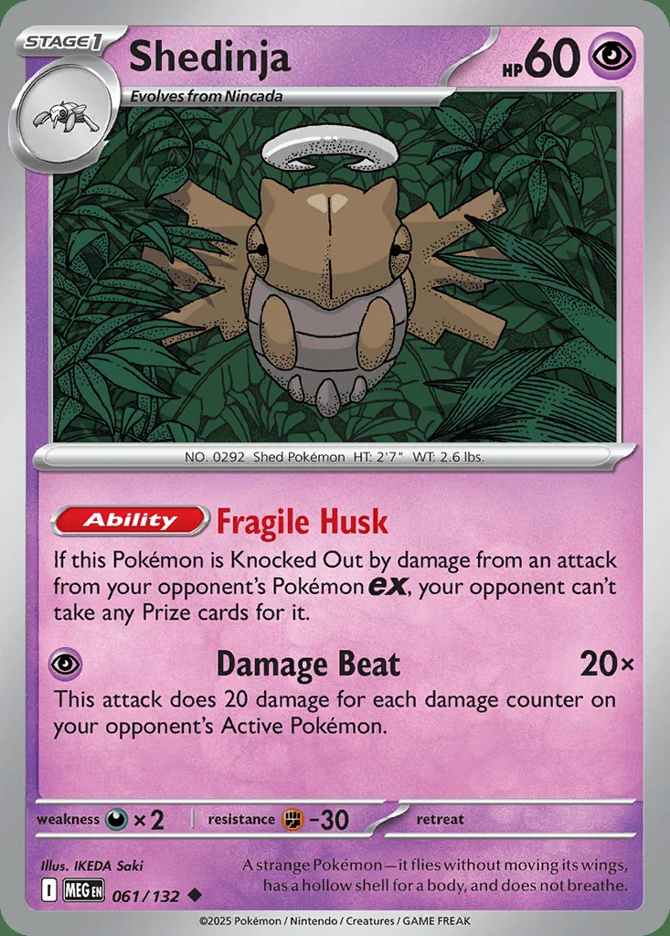 Shedinja 061/132 ME01: Mega Evolution (Normal)