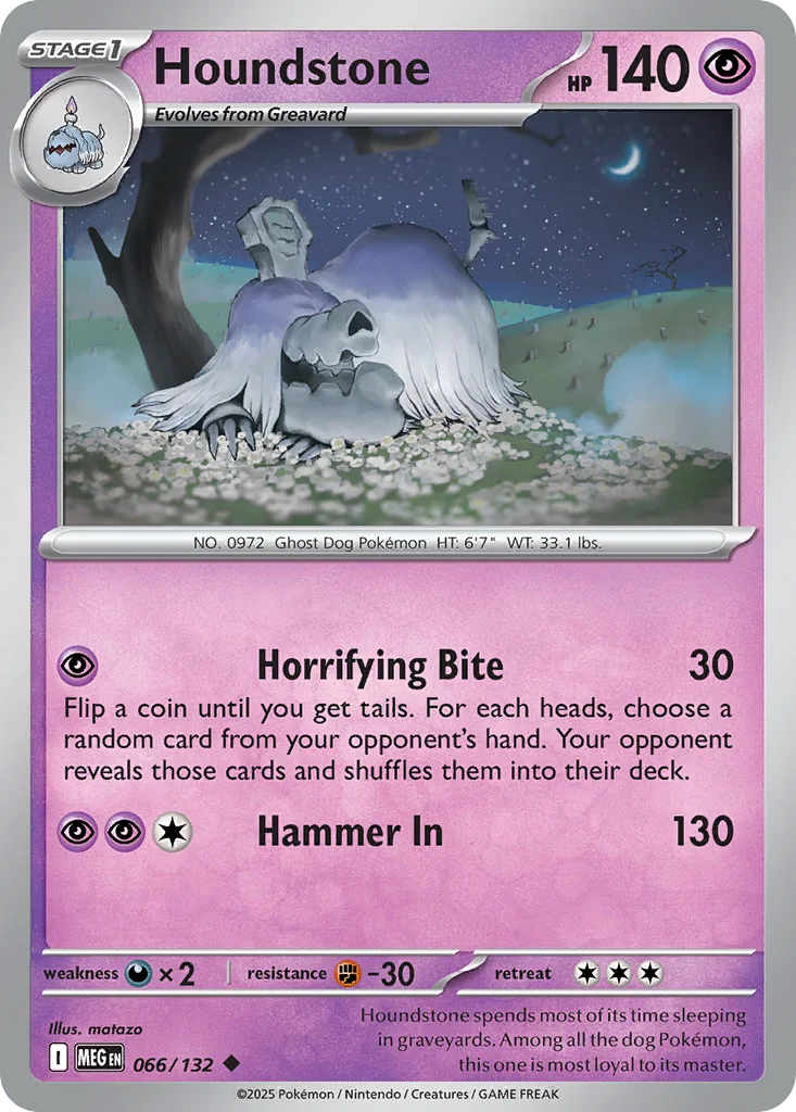 Houndstone 066/132 ME01: Mega Evolution (Normal)