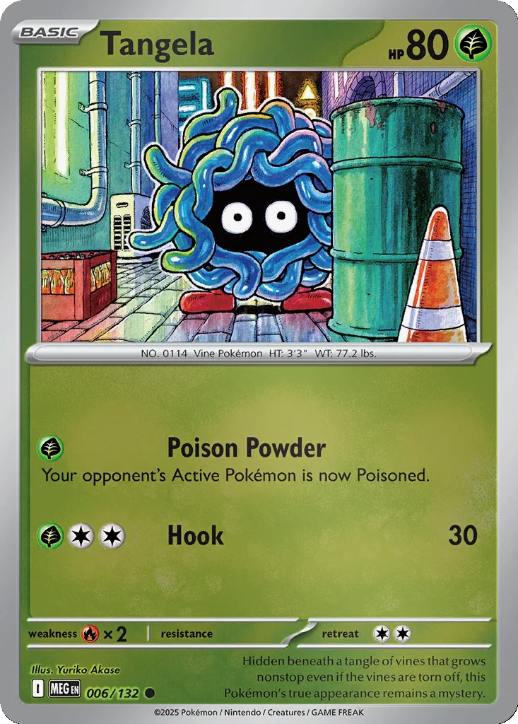 Tangela 006/132 Mega Evolution (Reverse holo)