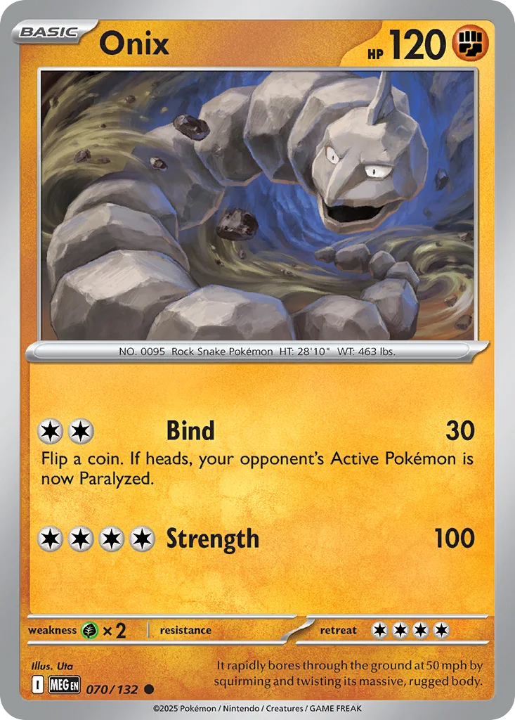Onix 070/132 ME01: Mega Evolution (Normal)