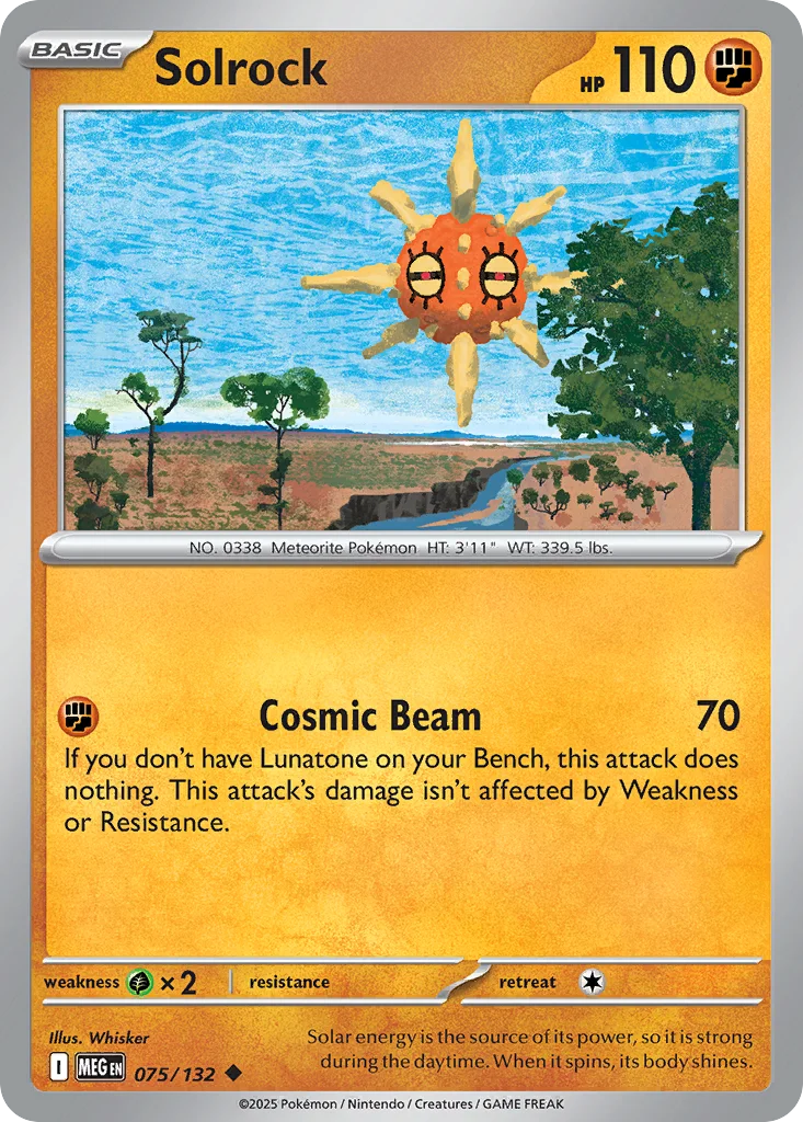 Solrock 075/132 ME01: Mega Evolution (Normal)