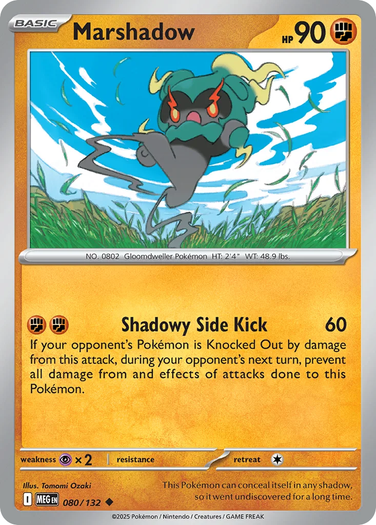 Marshadow 080/132 ME01: Mega Evolution (Normal)