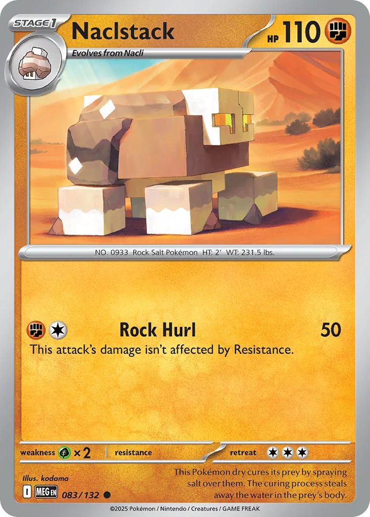 Naclstack 083/132 ME01: Mega Evolution (Normal)