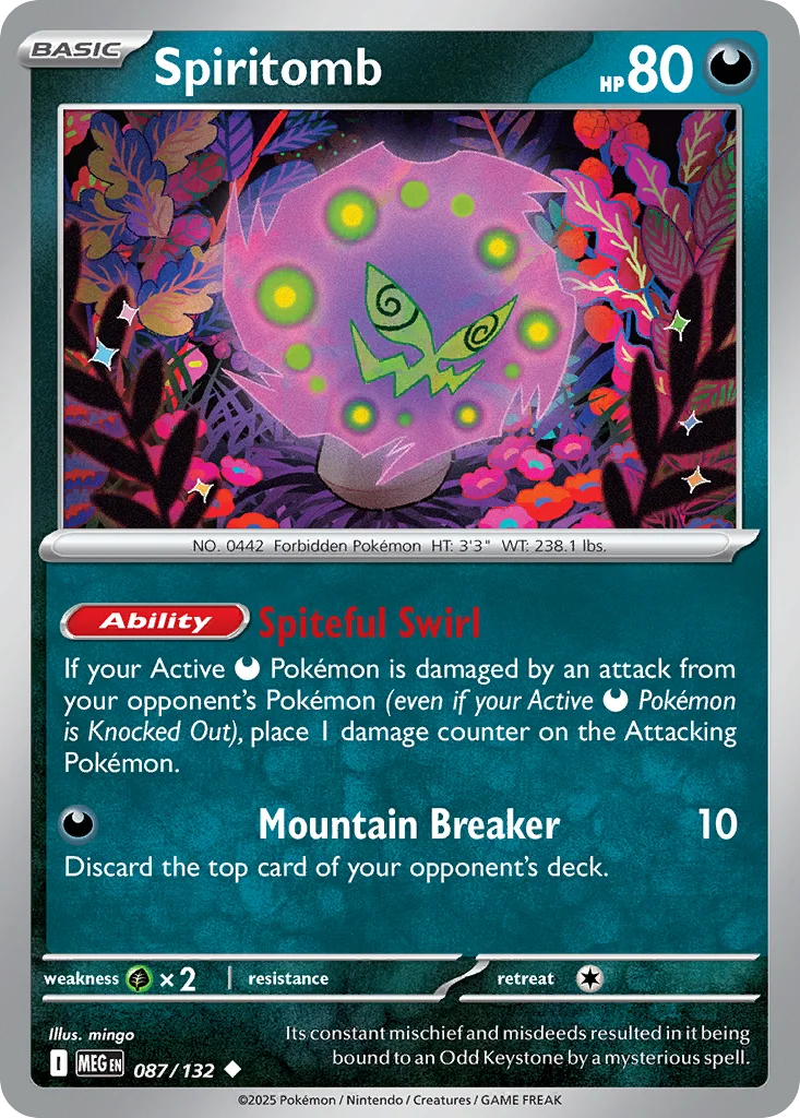 Spiritomb 087/132 ME01: Mega Evolution (Normal)