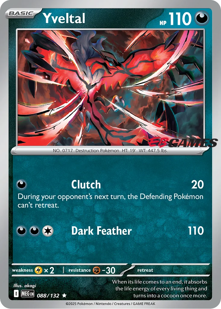 Yveltal 088/132 Mega Evolution (EB Games)