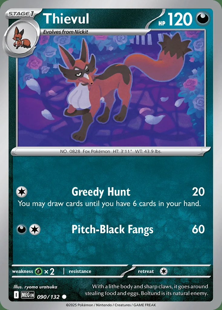 Thievul 090/132 ME01: Mega Evolution (Normal)