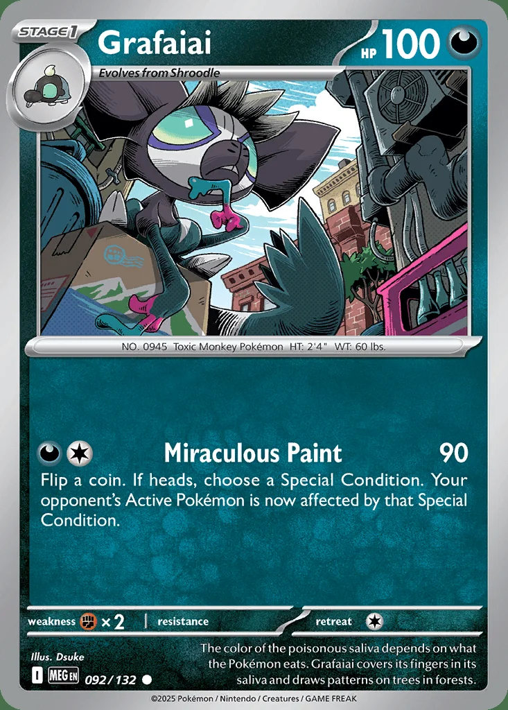 Grafaiai 092/132 ME01: Mega Evolution (Normal)