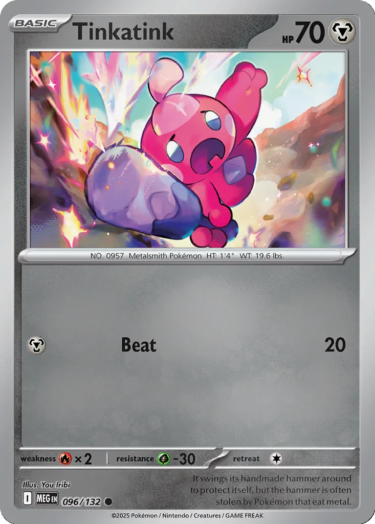 Tinkatink 096/132 Mega Evolution (Reverse holo)