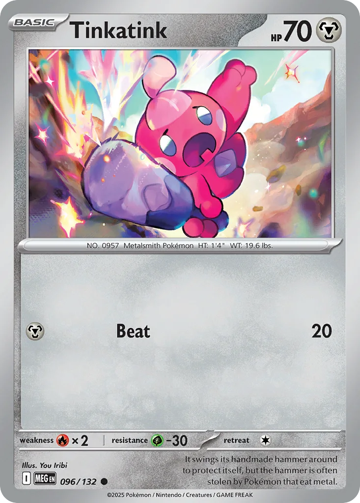 Tinkatink 096/132 ME01: Mega Evolution (Normal)