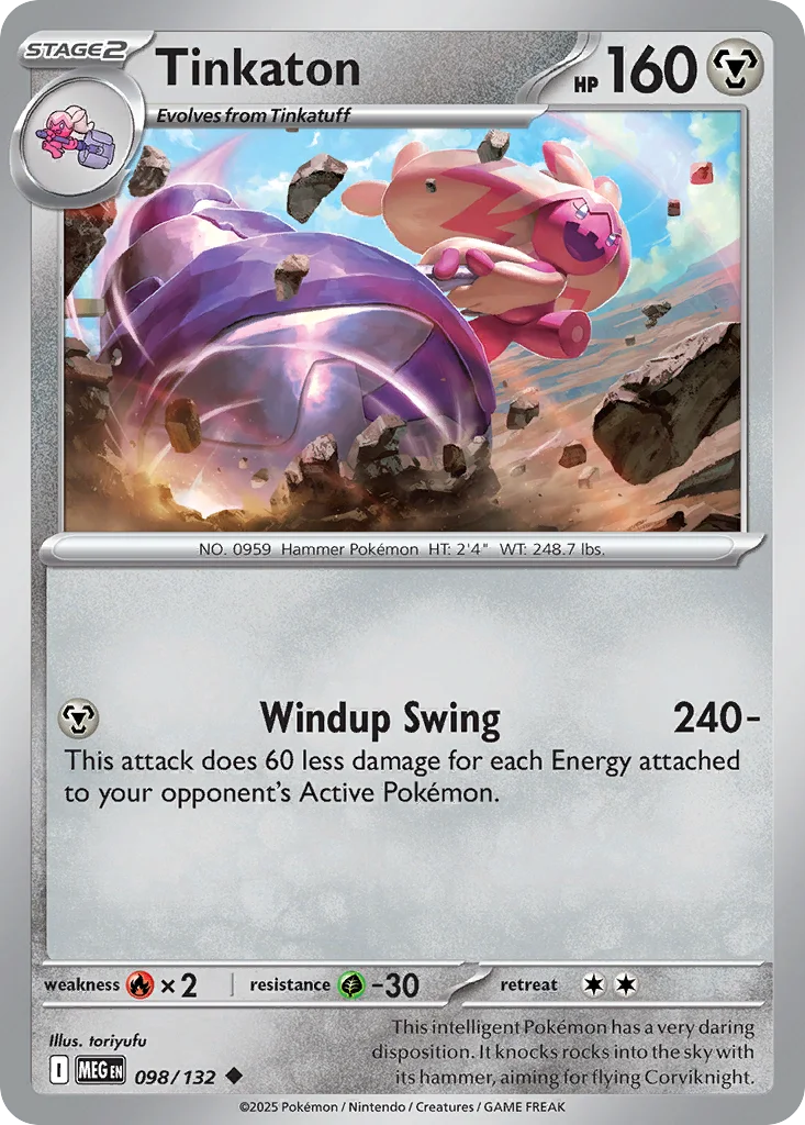 Tinkaton 098/132 ME01: Mega Evolution (Normal)