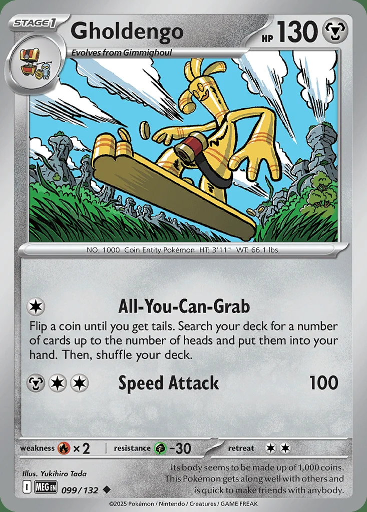 Gholdengo 099/132 ME01: Mega Evolution (Normal)