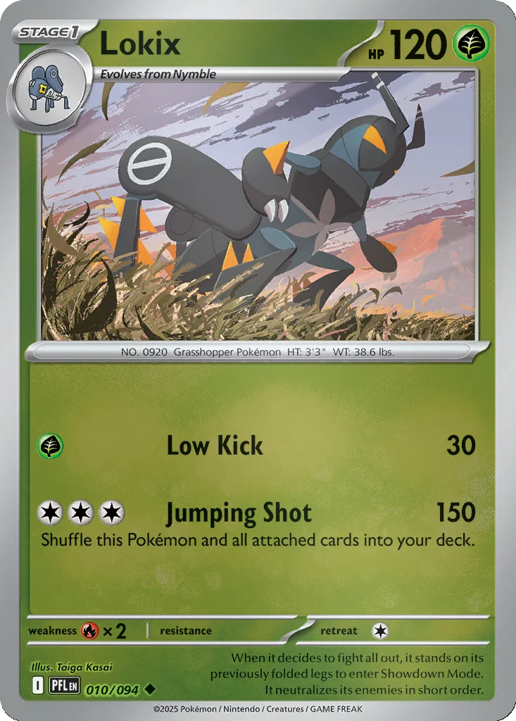 Lokix 010/094 Phantasmal Flames (Reverse holo)