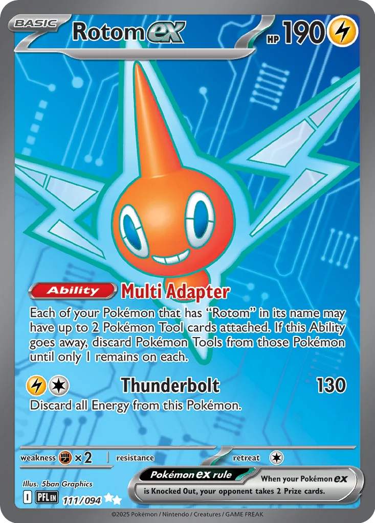 Rotom ex 111/094 Phantasmal Flames (Holo)