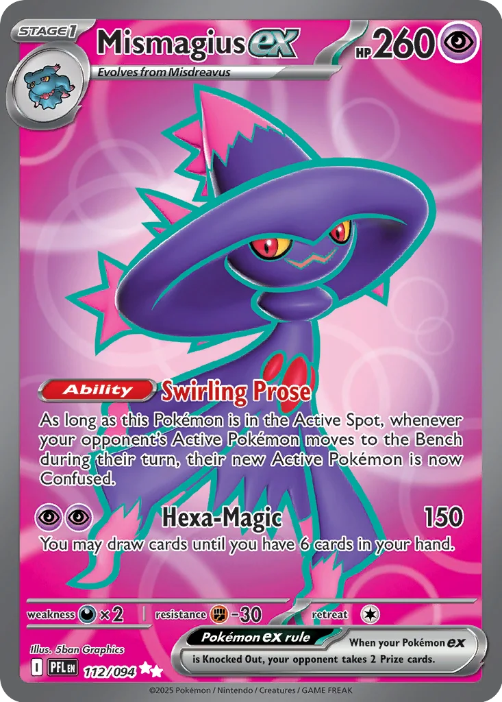 Mismagius ex 112/094 Phantasmal Flames (Holo)