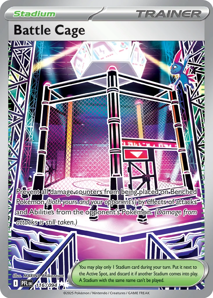 Battle Cage 116/094 Phantasmal Flames (Holo)