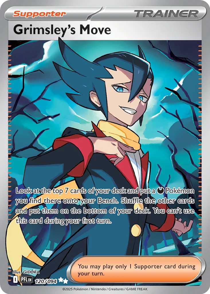 Grimsley's Move 120/094 Phantasmal Flames (Holo)