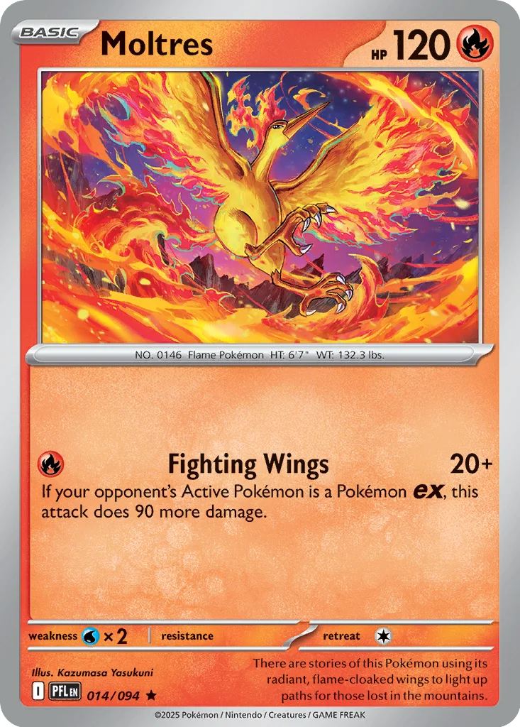 Moltres 014/094 Phantasmal Flames (Holo)