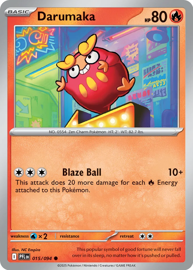 Darumaka 015/094 ME02: Phantasmal Flames (Normal)