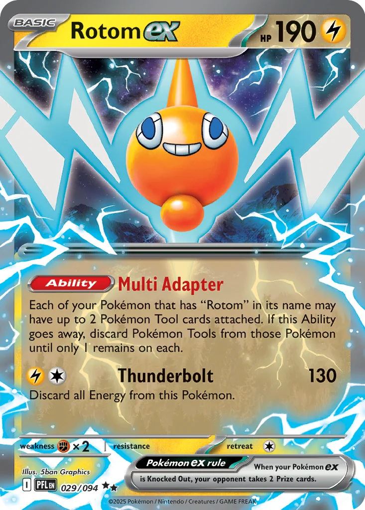Rotom ex 029/094 Phantasmal Flames (Holo)