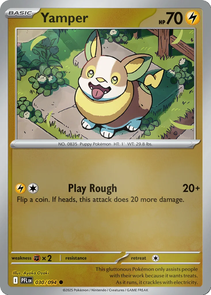 Yamper 030/094 ME02: Phantasmal Flames (Reverse holo)