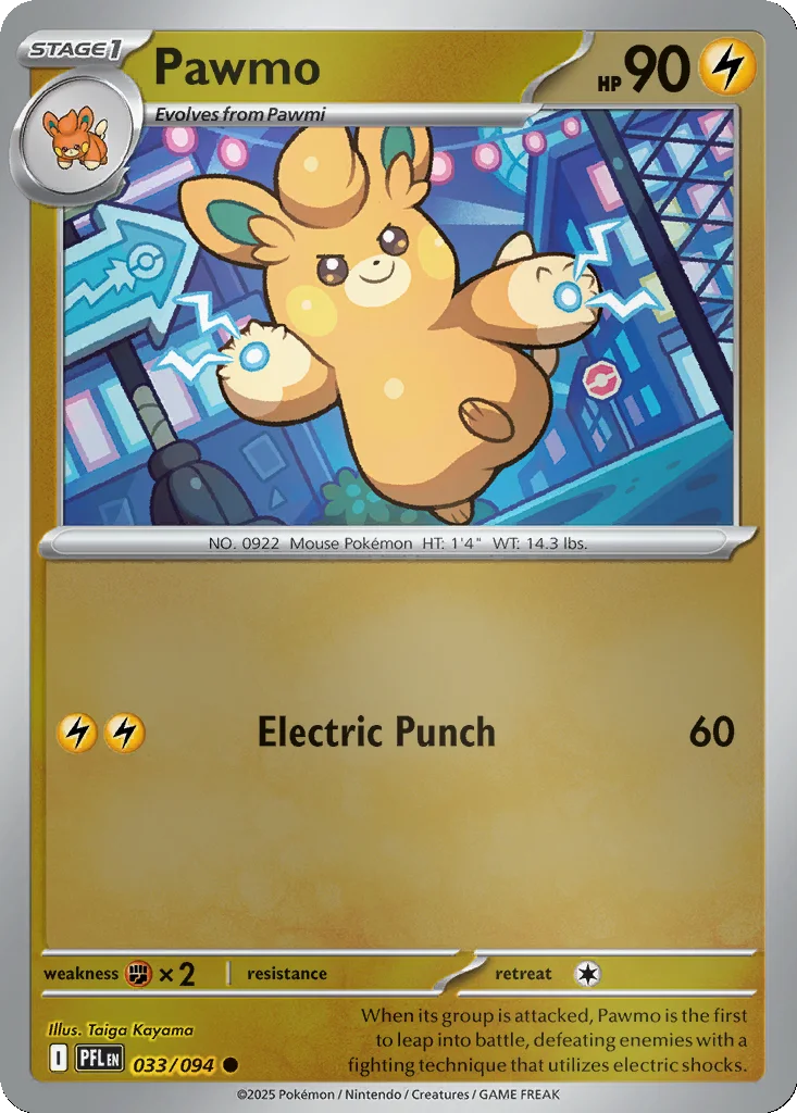 Pawmo 033/094 ME02: Phantasmal Flames (Reverse holo)