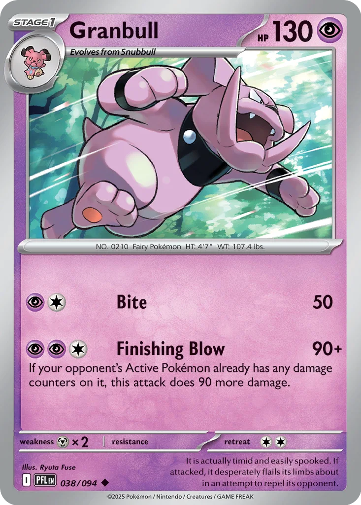 Granbull 038/094 ME02: Phantasmal Flames (Normal)