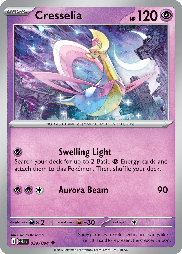 Cresselia 039/094 ME02: Phantasmal Flames (Normal)