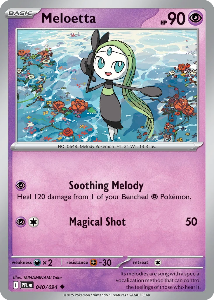 Meloetta 040/094 ME02: Phantasmal Flames (Normal)