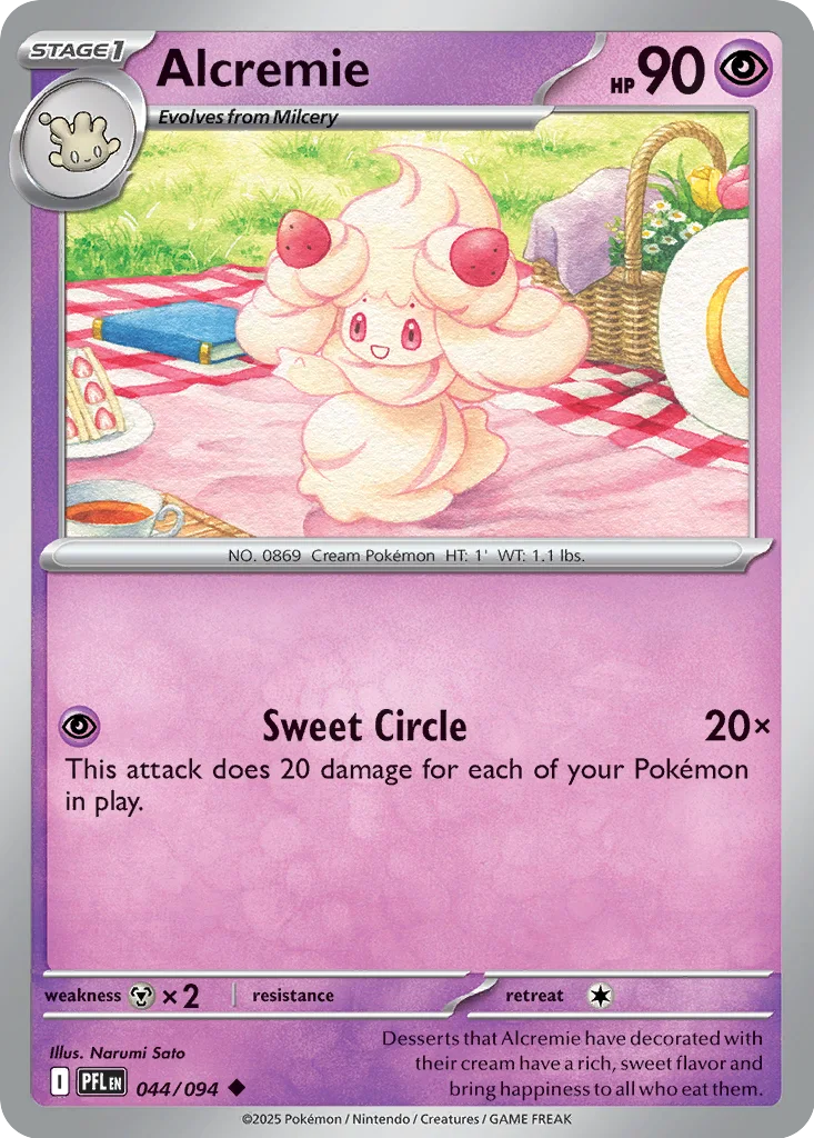 Alcremie 044/094 ME02: Phantasmal Flames (Normal)