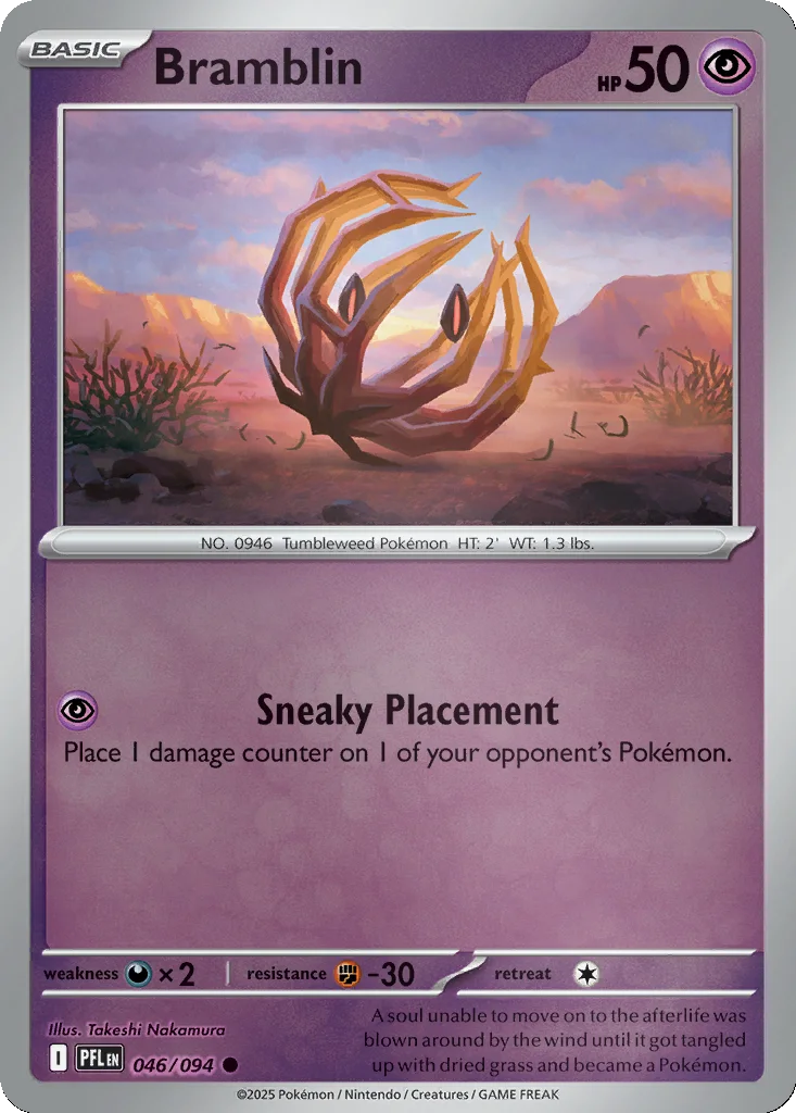 Bramblin 046/094 ME02: Phantasmal Flames (Reverse holo)