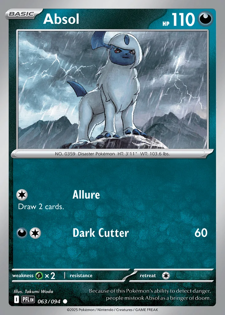 Absol 063/094 ME02: Phantasmal Flames (Normal)