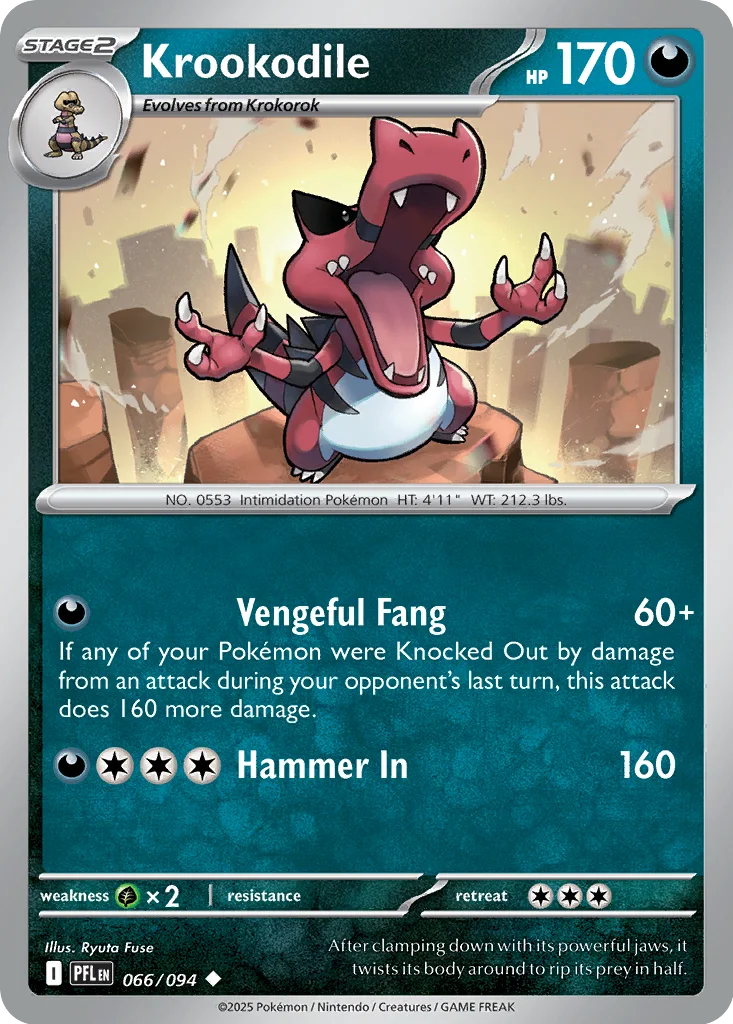 Krookodile 066/094 ME02: Phantasmal Flames (Normal)