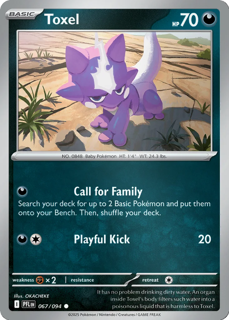 Toxel 067/094 Phantasmal Flames (Reverse holo)
