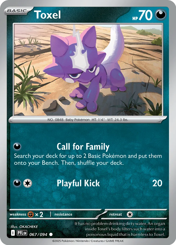 Toxel 067/094 ME02: Phantasmal Flames (Normal)