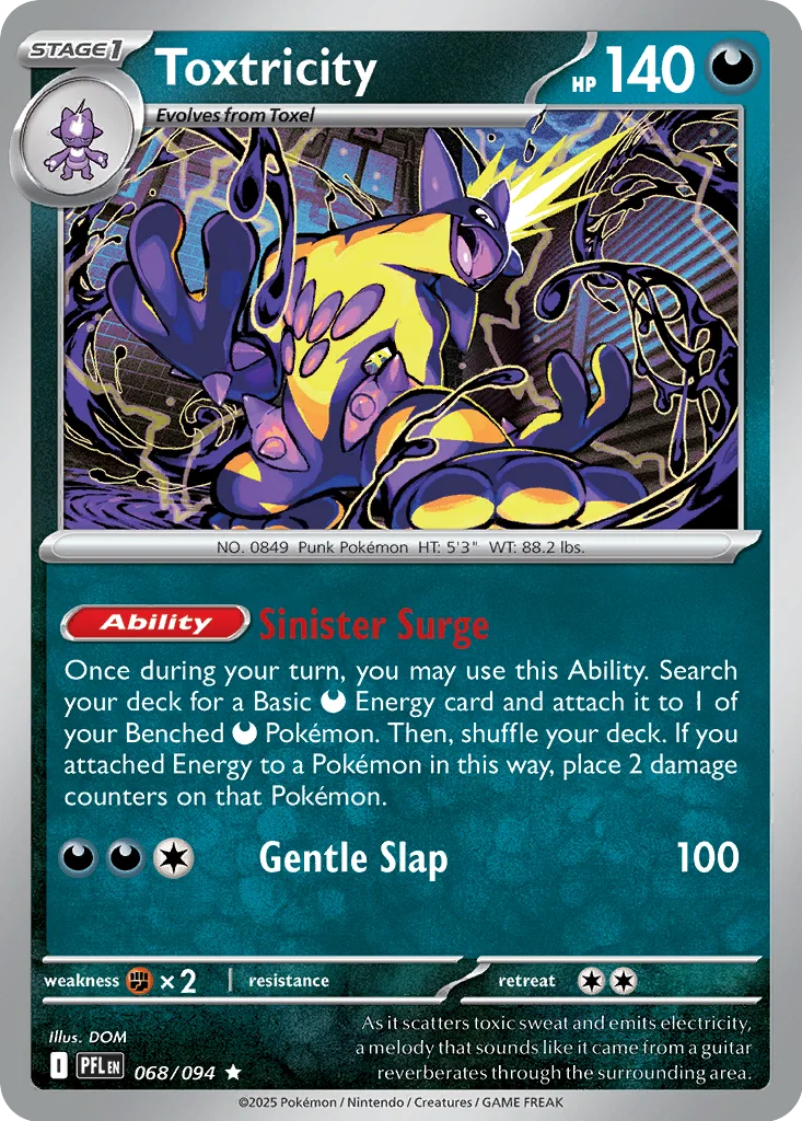 Toxtricity 068/094 Phantasmal Flames (Holo)