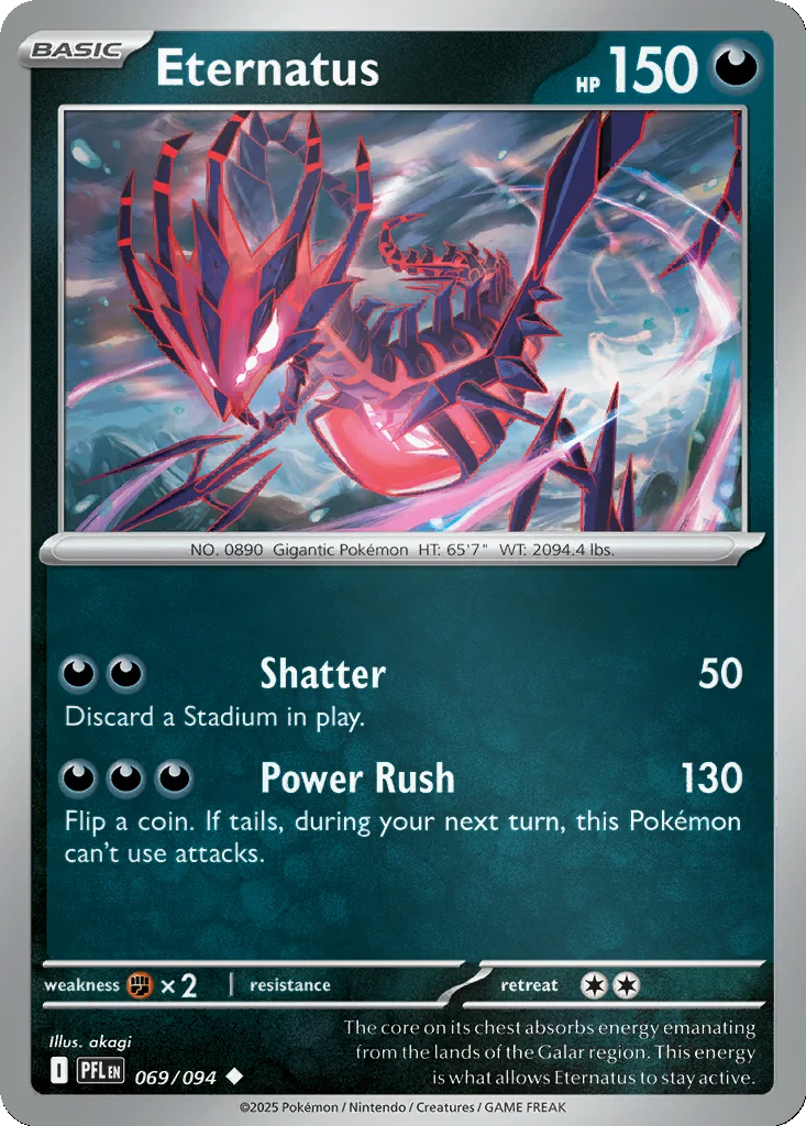 Eternatus 069/094 Phantasmal Flames (Reverse holo)