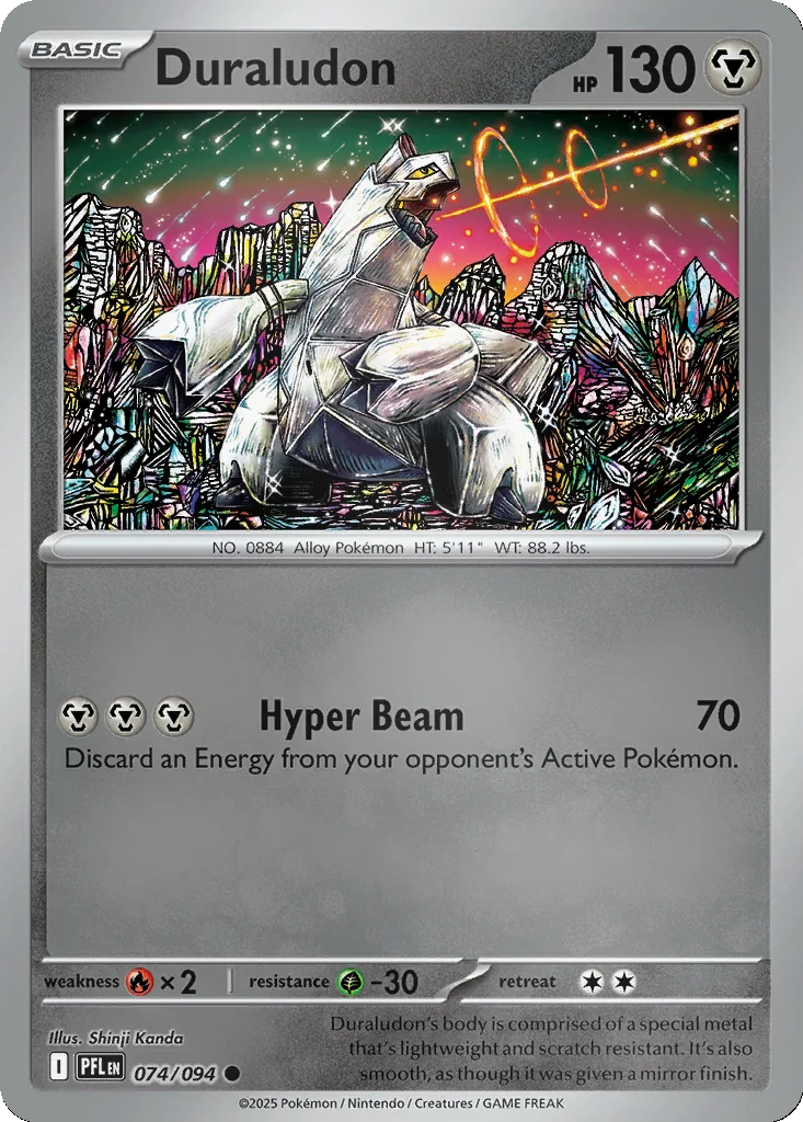 Duraludon 074/094 ME02: Phantasmal Flames (Reverse holo)