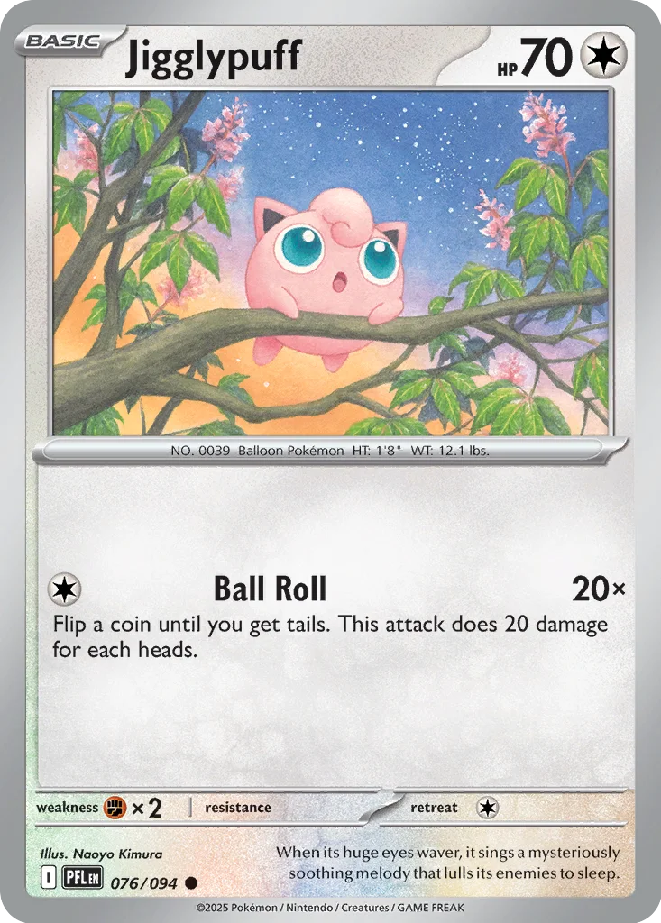 Jigglypuff 076/094 ME02: Phantasmal Flames (Normal)
