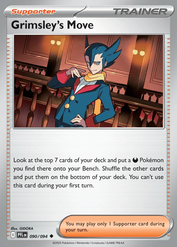 Grimsley's Move 090/094 ME02: Phantasmal Flames (Normal)