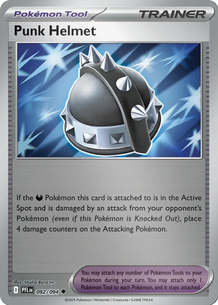 Punk Helmet 092/094 ME02: Phantasmal Flames (Reverse holo)