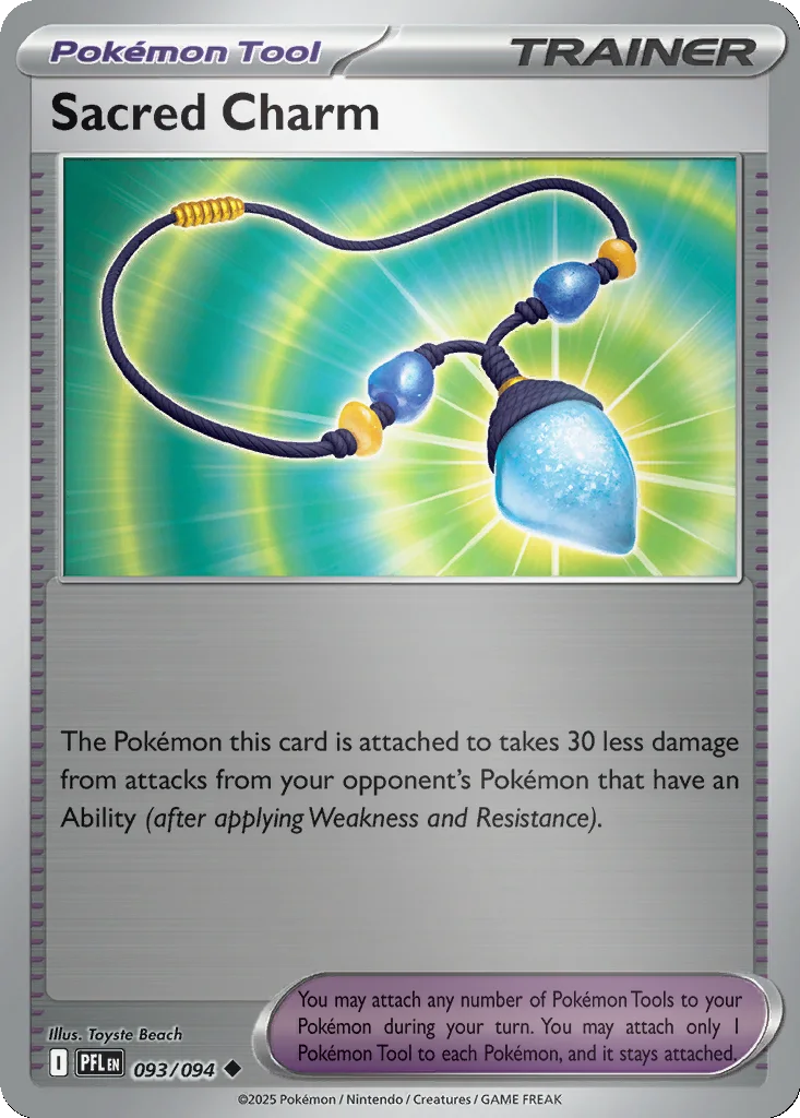 Sacred Charm 093/094 ME02: Phantasmal Flames (Reverse holo)