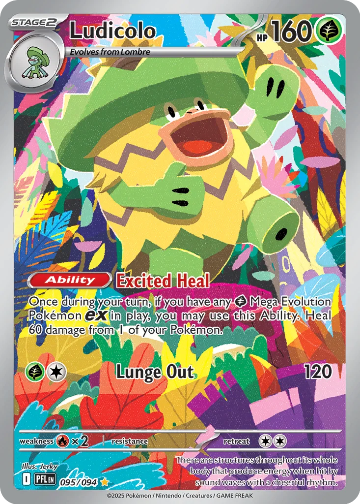 Ludicolo 095/094 Phantasmal Flames (Holo)