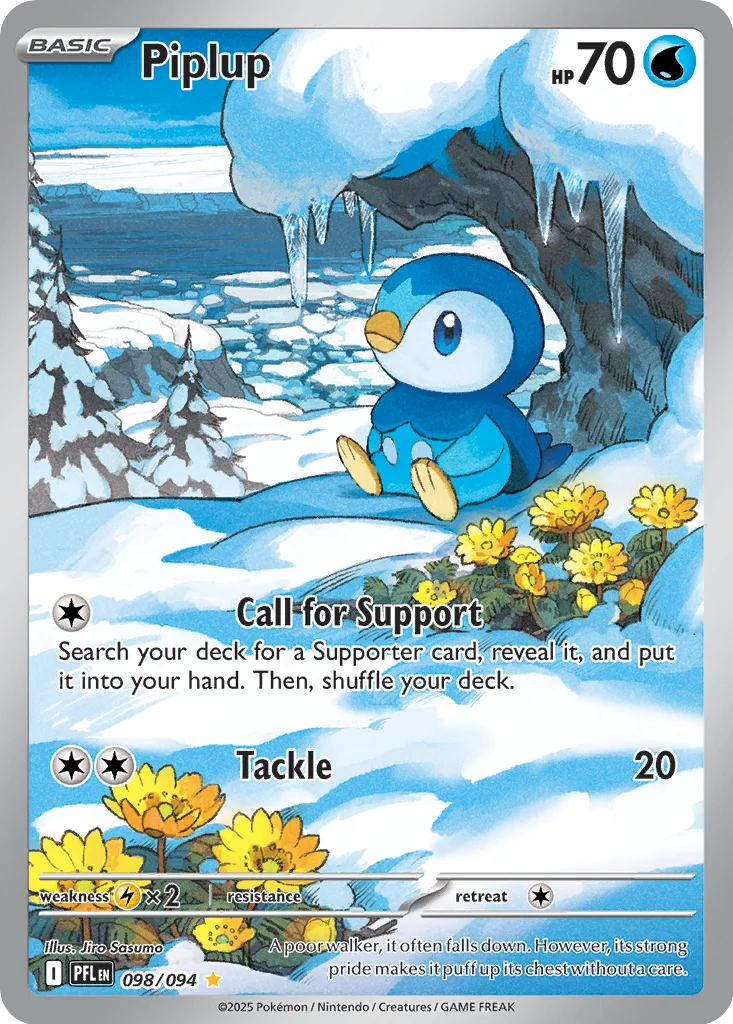 Piplup 098/094 Phantasmal Flames (Holo)