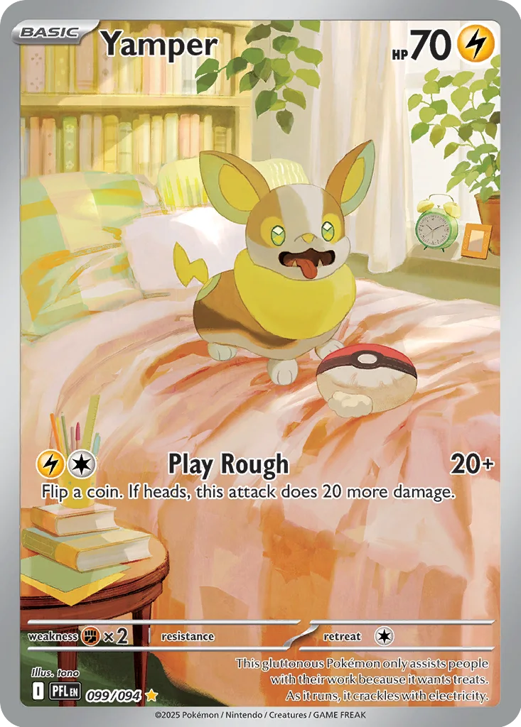 Yamper 099/094 Phantasmal Flames (Holo)