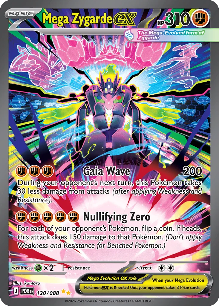 Mega Zygarde ex 120/088 Perfect Order (Holo)