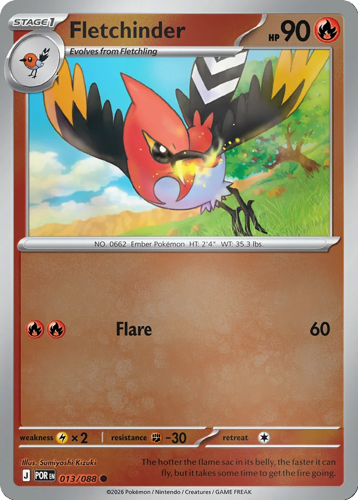 Fletchinder 013/088 ME03: Perfect Order (Reverse holo)