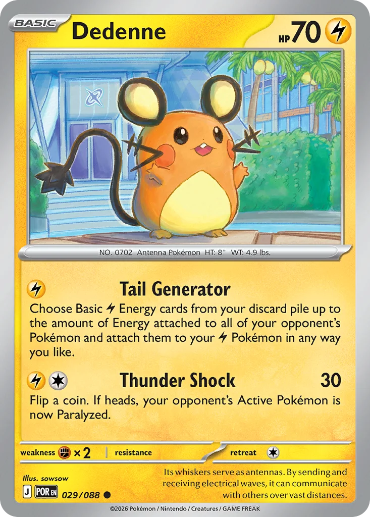 Dedenne 029/088 ME03: Perfect Order (Normal)