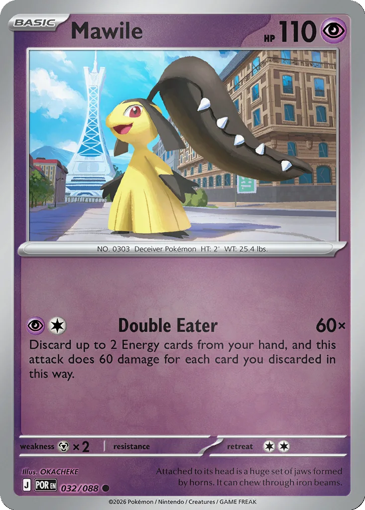 Mawile 032/088 ME03: Perfect Order (Reverse holo)